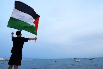 Activist group says a drone hit a Gaza aid boat in Tunisia, but authorities deny attack
