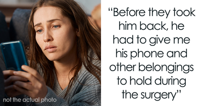 Wife Left Suspicious And Confused After Checking Husband’s Phone During Surgery