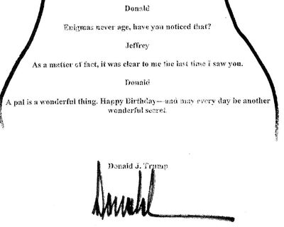 White House denies that Trump wrote Epstein letter and calls investigation a Democrat ‘hoax’ – as it happened