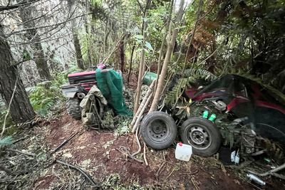 Inside the makeshift campsite where NZ fugitive family lived