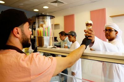 Popular Gaza ice cream parlour stirs nostalgia with new branch outside of Palestine