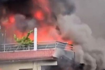 Flames engulf ex-Nepal PM’s home amid anti-corruption protests