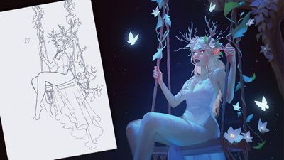 How to create ethereal glowing light effects in Procreate