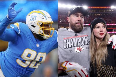 Chargers player who slapped Travis Kelce continues torment with Taylor Swift dig on Instagram