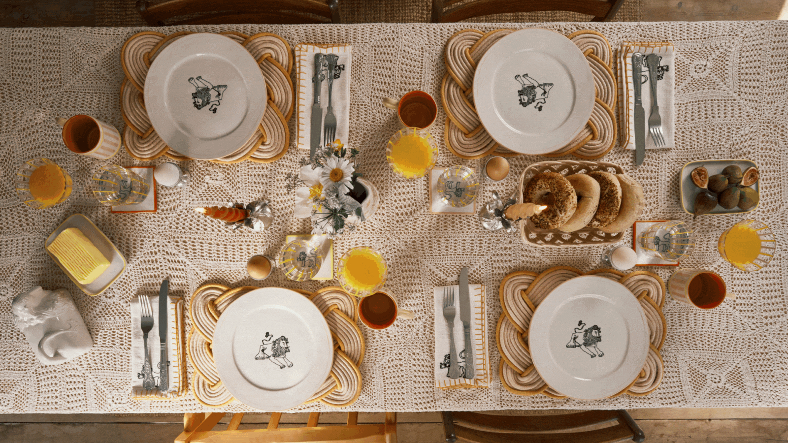 This London Fashion Favorite Has Collaborated With Oliver Bonas on the Brunchware That'll Make Your Breakfast Table Feel Effortlessly Cool