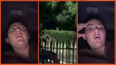 ‘It’s 1000% a human’: Terrified woman spots furry watching her from behind a wall but apparently it’s a regular occurrence