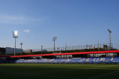 Why are Barcelona playing Valencia at 6,000-seater training ground stadium?
