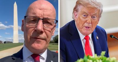 John Swinney speaks after meeting Donald Trump to discuss whisky tariffs