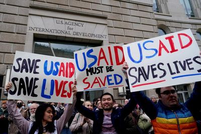 US supreme court clears way for Trump to withhold $5bn in foreign aid