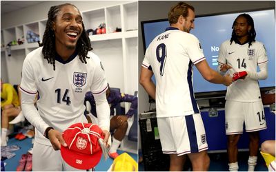 Emotional Harry Kane presents ex-Tottenham team-mate Djed Spence with England legacy cap