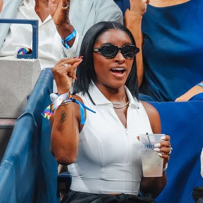 Simone Biles Swapped Her Lob For Long, Bombshell Curls