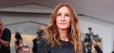 Julia Roberts looks timelessly elegant in this neutral palette