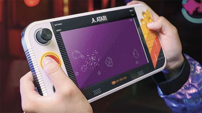 Atari Gamestation Go handheld goes up for pre-order — retro deck boasts 200+ classic games and unique physical controls