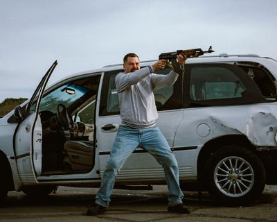 Sovereign review – Nick Offerman v Dennis Quaid in rage-fuelled anti-government crime drama