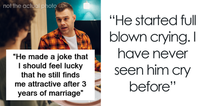 Man Keeps Joking About Replacing His Wife, Until She Snaps And Makes Him Cry