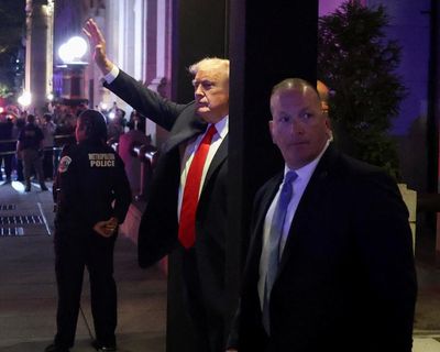 Trump blames ‘radical left’ for Charlie Kirk shooting, but does not mention attacks on Democrats as search for suspect continues – as it happened