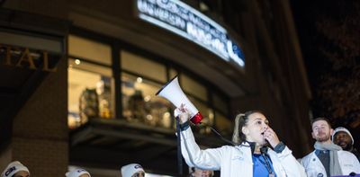 Doctors are joining unions in a bid to improve working conditions and raise wages in a stressful health care system