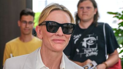 Cate Blanchett redefines the classic suit with relaxed tailoring and versatile neutral hues