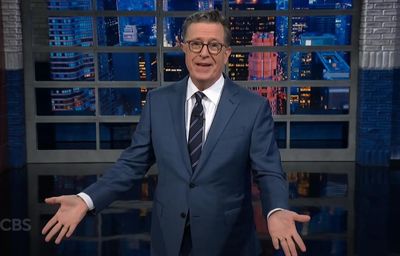 Stephen Colbert on Trump’s Epstein letter: ‘A Picasso of pervitude’
