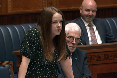 Female politician ejected from chamber after labelling Stormont deputy speaker ‘patronising’