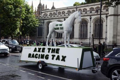Strike day with a dress code as racing descends on London to make case against tax changes