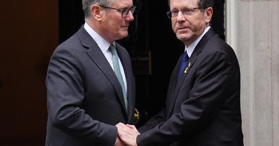 Keir Starmer slammed for treating Israeli president 'like old friends' at meeting