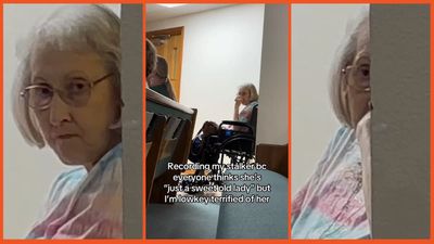 ‘I’m lowkey terrified of her’: Woman records sweet old lady in wheelchair but turns out she’s an insane stalker