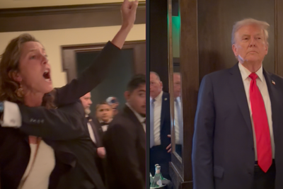Protesters who confronted Trump reveal how they got inside DC restaurant as MAGA-world blasts Secret Service for lapse
