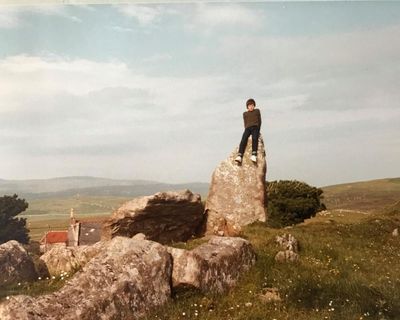 ‘A tantalising mystery’: could I find the standing stone on a Scottish island from a childhood photo?