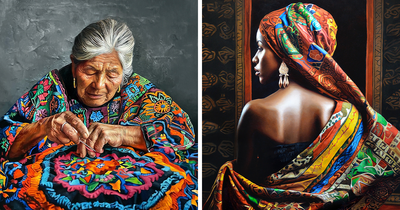 22 Colorful Paintings That Celebrate Women’s Strength And Beauty Across Cultures
