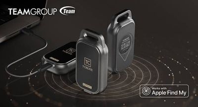 This portable SSD has a unique anti-theft feature, and you can even track it via Apple's Find My App should it be lost or stolen