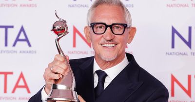 Gary Lineker defends speaking up on Gaza in NTA win