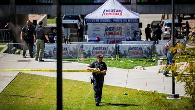 FBI shares photos of 'person of interest' as hunt for Charlie Kirk shooter continues