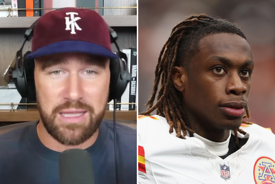 Travis Kelce takes blame for injuring teammate in on-field collision: ‘I’ve got to do better’
