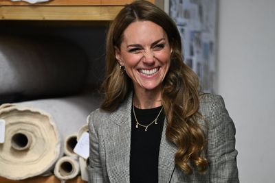 Kate wears necklace bearing initials of her three children