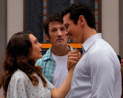 Eternity review – it’s a charming afterlife in high-concept love triangle comedy
