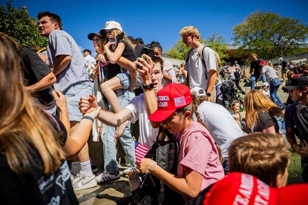 Scrutiny over security at Charlie Kirk event: No bag checks, six cops, and ‘anyone could walk in’