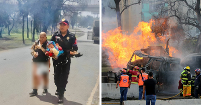 Heroic Grandma Risks Her Life To Save 2-Year-Old From Fire During Terrifying Mexico City Explosion