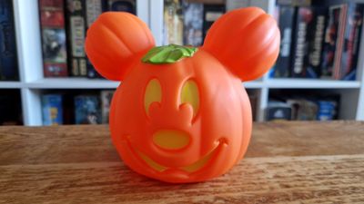 This Disney Halloween decoration makes my desk so much cozier, and I'm obsessed with it
