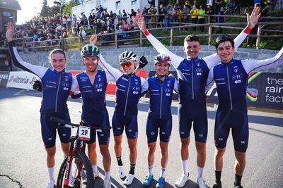 UCI MTB World Championships: France secures Mixed Team Relay title in back-and-forth battle with runner-up Italy