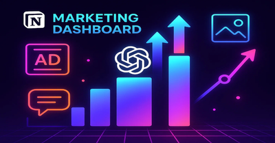 Marketing Notion Template With ChatGPT and Claude Saved 12 Hours Per Week