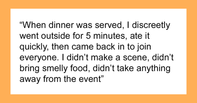 Woman Quietly Leaves A Wedding To Eat The ‘Safe’ Food She Brought, Gets Accused Of “Disrespecting The Caterer”