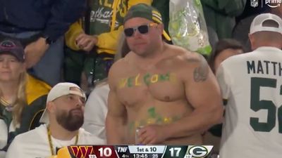 Al Michaels Unimpressed by Muscular Packers Fan Going Topless in September