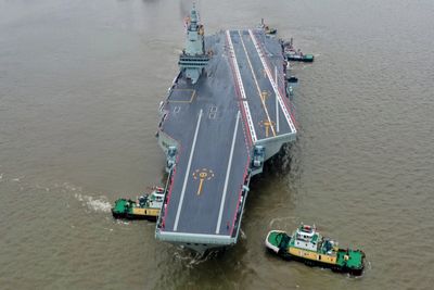 China’s newest warship sails through Taiwan Strait for final tests