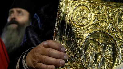 Greek abbot facing trial for theft of Byzantine relics says they were his grandmother's