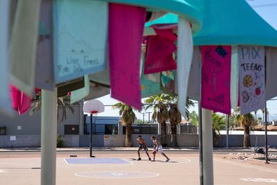 Across the US, cities combine art, shade and education to help people beat the heat