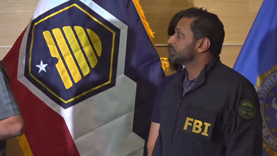 Kash Patel Brutally Mocked As 'Prop' During Charlie Kirk Suspect Announcement