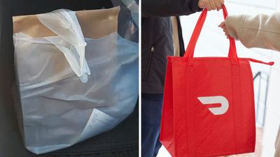 ‘I don’t know who going to be eating that’: DoorDasher picks up customer’s order. Then it starts moving