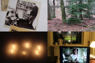 Hilary Lloyd review: on Dennis Potter’s trail through an enchanted forest of film
