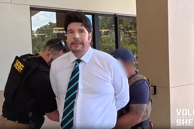 Moment fake nurse is arrested after police lure him to job interview